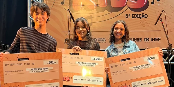  5ª edição do IHEF Music Kids revela 3 novos talentos musicais em Feira de Santana