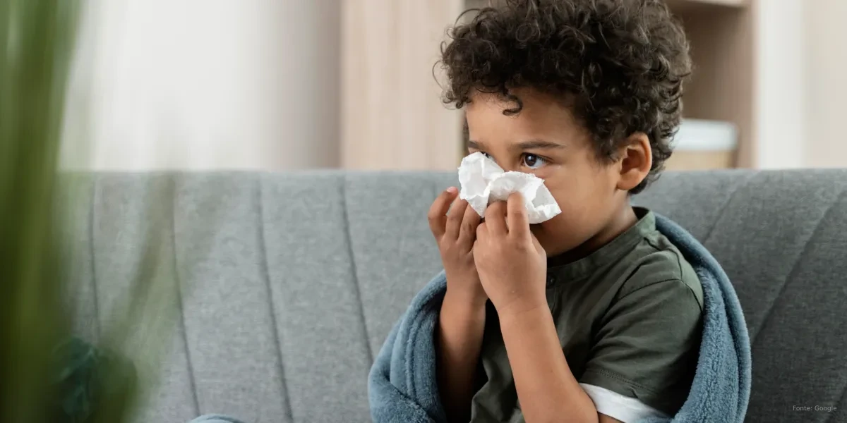 Durante o inverno, a incidência de doenças respiratórias em crianças cresce significativamente